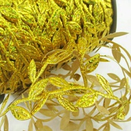 1 yard 1" width leaf vines ribbon
