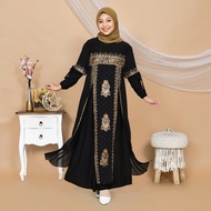 Gamis Abaya Turki Anak Turkey Remaja Turky Couple Mewah Elegan Terbaru 2023 Hitam, Putih dan Warna |