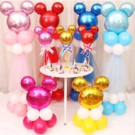 63cm x 57cm Mickey Minnie Head Foil Balloon Birthday Party Decoration Inflatable Cartoon Mitch Ballo
