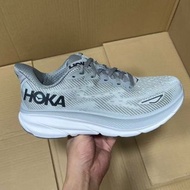 HOKA ONE ONE Clifton 9 寬版 馬拉松跑鞋 mist gray迷霧灰色