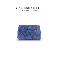SIAMESE XOTIC กระเป๋าหนังจระเข้ รุ่น Clutch 227 สีน้ำเงิน