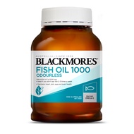 Blackmores Odourless Fish Oil 1000 400s
(澳佳宝深海鱼油胶囊1000mg 400粒)