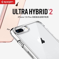 適用于Spigen蘋果iPhone8/7Plus邊框手機殼保護硅膠套透明防摔