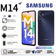Samsung Galaxy M14 5G (6GB+128GB)หน้าจอ 6.66 MediaTek Helio G85 แบตเตอรี่ 5000mAh รับประกัน 12 เดือน