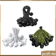 [PerfkMY] 20x Ball Bungee Cords Canopy Tarp Tie Down Balls Fitness Elastic Bungee Balls for Indoor W
