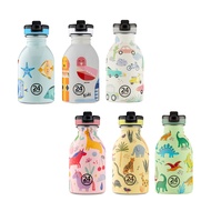 24Bottles Lightweight Nozzle Cold Water Bottle (With Straw) 250ml Children's