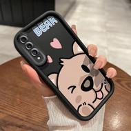 Hp Case Samsung Galaxy A50 A50s A30s Case Love Bear Pattern Phone Case New Soft Softcase Silicone Protective Case HP
