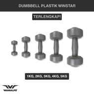 Winstar Dumbbell 1kg 2kg 3kg 4kg 5kg 10kg Wannalife | Barbell Stamina Dumbell Dumbbell Dumbbell Barb