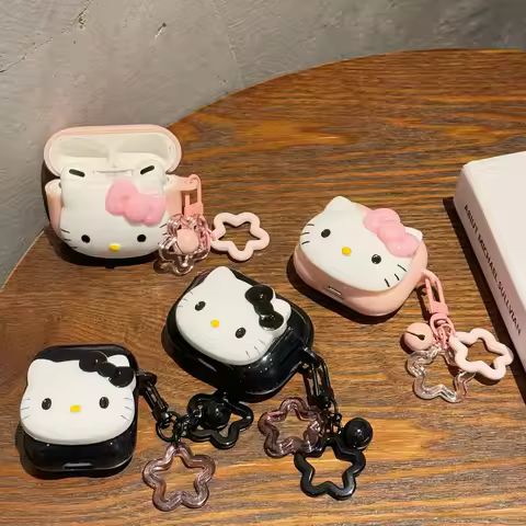 For Airpods Pro 3 Case 2025,Hello Kitty Candy TPU Earphone Cover For Airpods Pro 2 Case/Airpods 4 3 