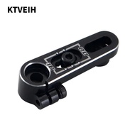 KTVEIH Servo Arm, 7075 25T Aluminum Steering Horn,  15.5 to 20mm Black Adjustable Servo Swing Arm RC