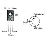 (5pcs) BD139 BD140 NPN PNP Power Transistor TO-126