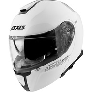 Modular Axxis Helmet Gecko Solid (A0 White) Helmet Axxis Modular / Helmet Flip Up / Flip Up Helmet