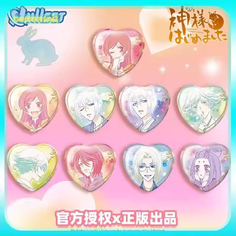 Original Nullset Kamisama Kiss Badge Blind Pack Heart-Shaped Series Nanami Tomoe Anime Peripheral Ac