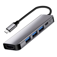 Type C to HDMI-Compatible 4K USB-C 3.0 Adapter Hub for MacBook Samsung S8 Dex Huawei P30 Dock Xiaomi 10 Projector TV