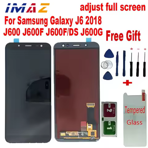IMAZ adjustable FULL LCD For Samsung Galaxy J6 2018 J600 J600F J600F/G/Y LCD Display+Touch Screen Di