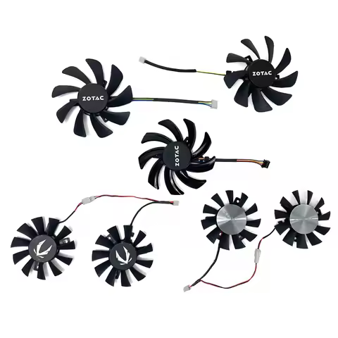 NEW Cooling Fan 65MM 2PIN GA71S2H 85mm T129215SU For ZOTAC GTX1050 GTX1050Ti GTX 1050 Low Profile GT