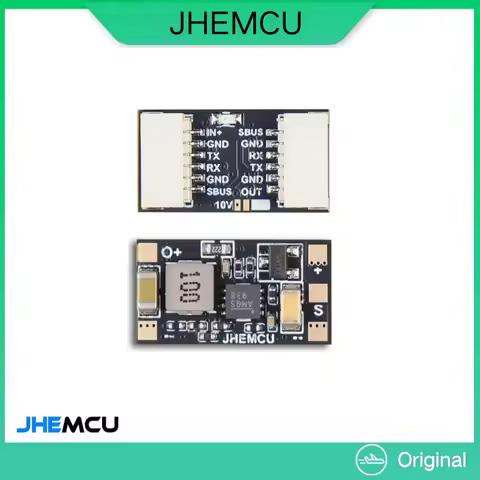JHEMCU HDVTX Step-Down Power Module, 2-6S to 5V/10V for DJI O3 O4 Air Unit, Voltage Regulator FPV Dr
