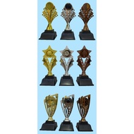 Trophy Plastic, Trophy Murah, Trophy Ringan, Trophy with light weight base Design D, E, F