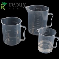 REBUY Measuring Cup Kitchen Tool Measuring Tool 250/500/1000/ml Transparent Plastic Durable Measuring Cylinder