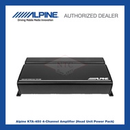 ALPINE Car Audio KTA-450 4-Channel Amplifier (Head Unit Power Pack)