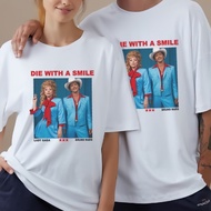 Bruno Mars & Lady Gaga Die With A Smile T-Shirt | Oversized T-Shirt Men'sWanita