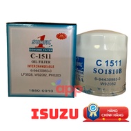 ISUZU QKR 4JG2 / C-1511, SO1810B, P OIL FILTER550933, 89421727 , ST10739 , JT-3075