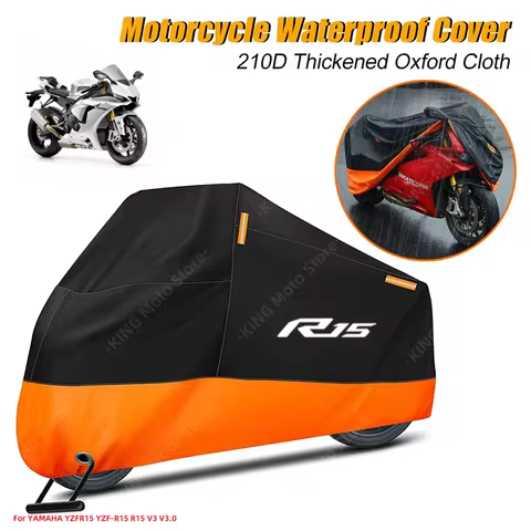 For YAMAHA Cover Waterproof For YAMAHA YZFR15 YZF-R15 R15 V3 V3.0 Motorcycle Dust Rain Cover With Re