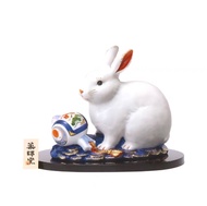 日本製🇯🇵藥師窯兔年陶瓷擺設🐰兔年限定 日本陶瓷擺設 日本直送 和風擺設 新年家居裝飾擺設 賀年家居裝飾擺設 賀年禮物 兔生肖擺設