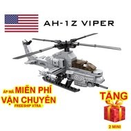 Kazi Puzzle Set - US Army AH 1Z Viper Helicopter