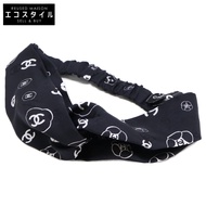 香奈兒 [成色極佳] 23P Coco Mark 髮帶 [二手]