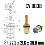 Capstone_thai Ceramic valve brass วาล์ว เซรามิคทองเหลือง ใช้สำหรับเปิด-ปิดวาล์วน้ำ  ก๊อกน้ำทองเหลือง