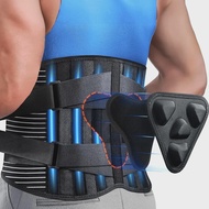 Back Brace for Lower Back Pain Relief, Breathable Waist Brace Adjustable Lumbar Support for Herniate