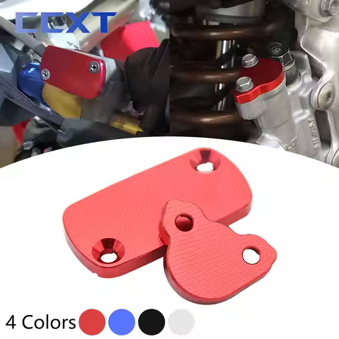 CNC Front and Rear Brake Fluid Reservoir Cap Cover For HONDA CRF250X CRF250RX CRF250R CRF250F CRF450
