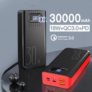 KKSKY Powerbank 30000mAh พาวเวอร์แบงค์ ของแท้ หัวชาร์จเร็ว Fast Charging แบตสำรองพกพา