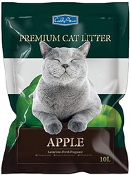 [CUDDLY PAWS] PREMIUM CAT LITTER 10L - APPLE