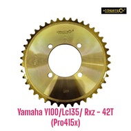 HYPERTECH PRO 415 4H HEAVY DUTY CHROME GOLD SPROCKET