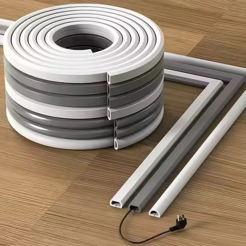3M Trapezoid Slot Floor Cord Cover Cord Protector Extension Wiring Duct Electric Wire Slot Cable Man