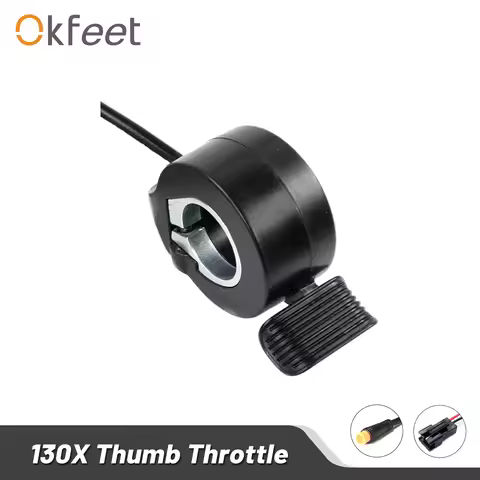 Okfeet Wuxing Throttle Electric Scooter Bike 130X Thumb Throttle Accelerator for Ebike Bicycle Conve