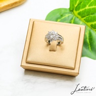 Lautiers Warol Round Brillant Ring แหวนเพชร 1.8 กะรัต เคลือบทองคำขาว ลอเทียร์ รุ่น LR-0619D