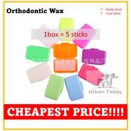 Orthodontic Braces Ortho Braces Wax Lilin Braces 5 sticks/box 绑牙牙蜡 Orthodontic Wax