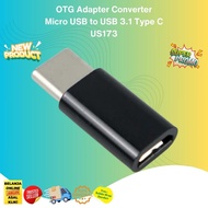 JN USB 3.1 Type C Male to USB Micro Female Adapter Connector Converter