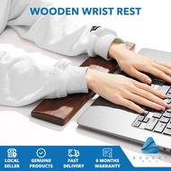 Walnut Wooden Keyboard Rest - Ergonomic, Gaming Desk Pad, Comfortable