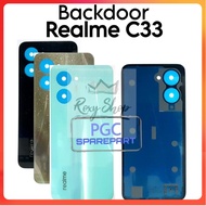 Original Backdoor Realme C33 / RMX3624 - Battery Cover Rear Casing Backcase Backcover Back Case Cove