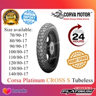 CORSA CROSS S TUBELESS (70/90-17 80/90-17 100/80-17 110/80-17 120/80-17 130/80-17 140/80-17) TAYAR C