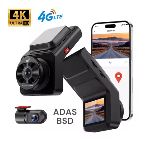 2026 New 4G AI Dashcam 4k+1k Dual Lens Wifi GPS ADAS BSD Function Fit Cmsv6 Support Remote Monitor o