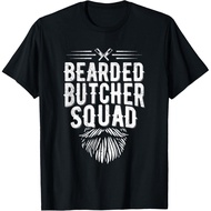 Men's cotton T-shirt Bearded Butcher Squad Design for a Bearded Butcher T-Shirt