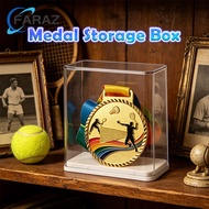 Marathon Medal Storage Box and Display Case Clear Acrylic Dustproof Award Holder