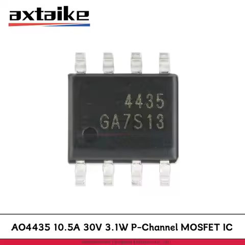 10PCS AO4435 4435 SOP-8 SI4435 FDS4435 SMD 10.5A 30V 3.1W P-Channel MOSFET IC SI4435DDY NCE4435 WSP4