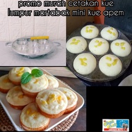 Mini martabak cake mold, apem cake, mud cake, free mini spatula