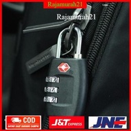 Yi Feng Lock TSA Luggage Padlock Number Code - TSA-335 - Black - OMTP0YBK
